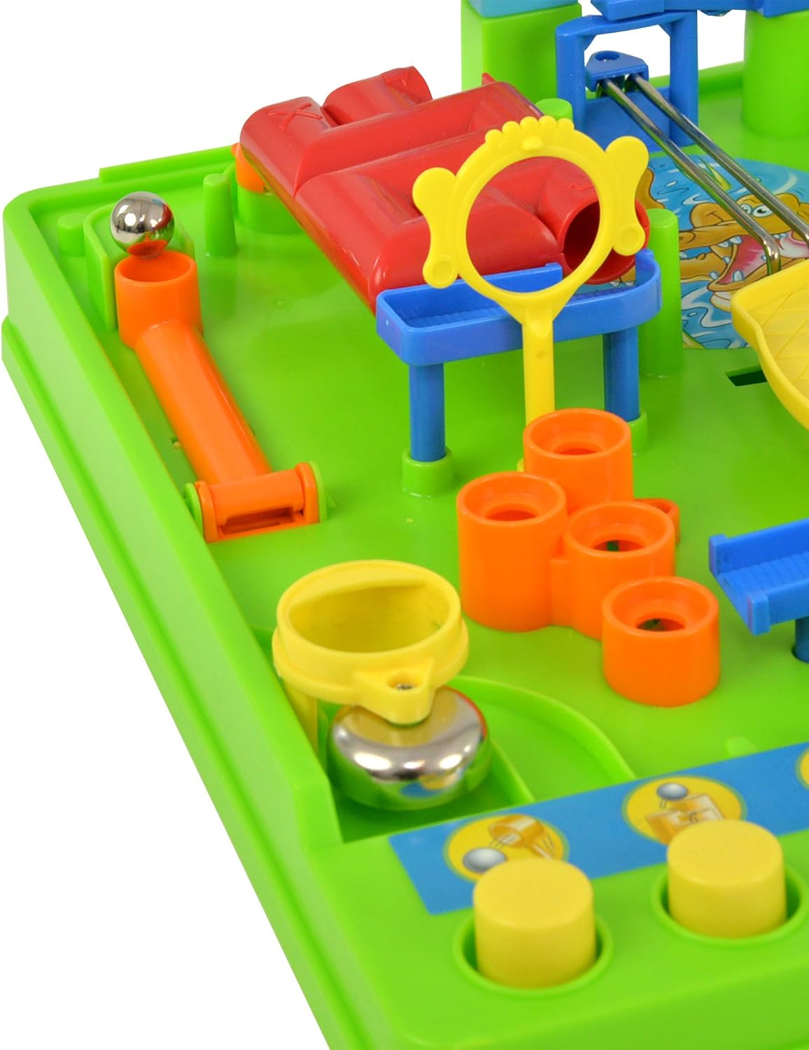 TOMY Screwball Scramble Level Up Marble Maze - Vertical Beat-The-Clock Marble Run Game - Skill & Dexterity Challenge - 1–4 Players - Ages 5+