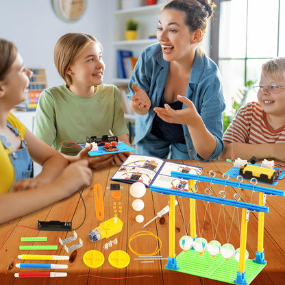 STEM Science Kits for Kids Age 8-12, Boys Activities Robot Building Kit 6-8 Girls Engineering Projects STEM Toys Learning Educational Science Game Experiment Gifts for 6 7 8 9 10 11 Year Old Activity