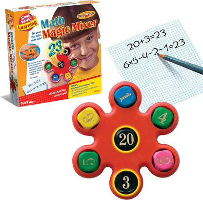 Small World Toys Multiplication Machine, Multiplication Game for Kids 3+, Kindergarten Math Learning & Education Toys, Montessori Math Manipulatives for Home School Classroom, Kids Learning Gift