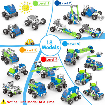 10 in 1 STEM Toys for 4 5 6 7 8+ Year Old Boy Girl Birthday Gifts Building Toys Stem Kits Activities for Kids Ages 4-8 5-7 6-8 Educational Learning Boy Toys Age 3-5 4-6 8-10 Engineering Creative Games