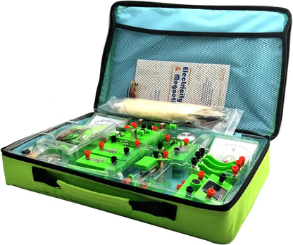 EUDAX School Physics Labs Basic Electricity Discovery Circuit and Magnetism Experiment kits for High School Students Electromagnetism Elementary Electronics