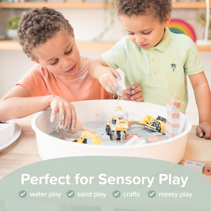 Inspire My Play Starter Bundle - Sensory Bin with Lid and Removable Storage Inserts