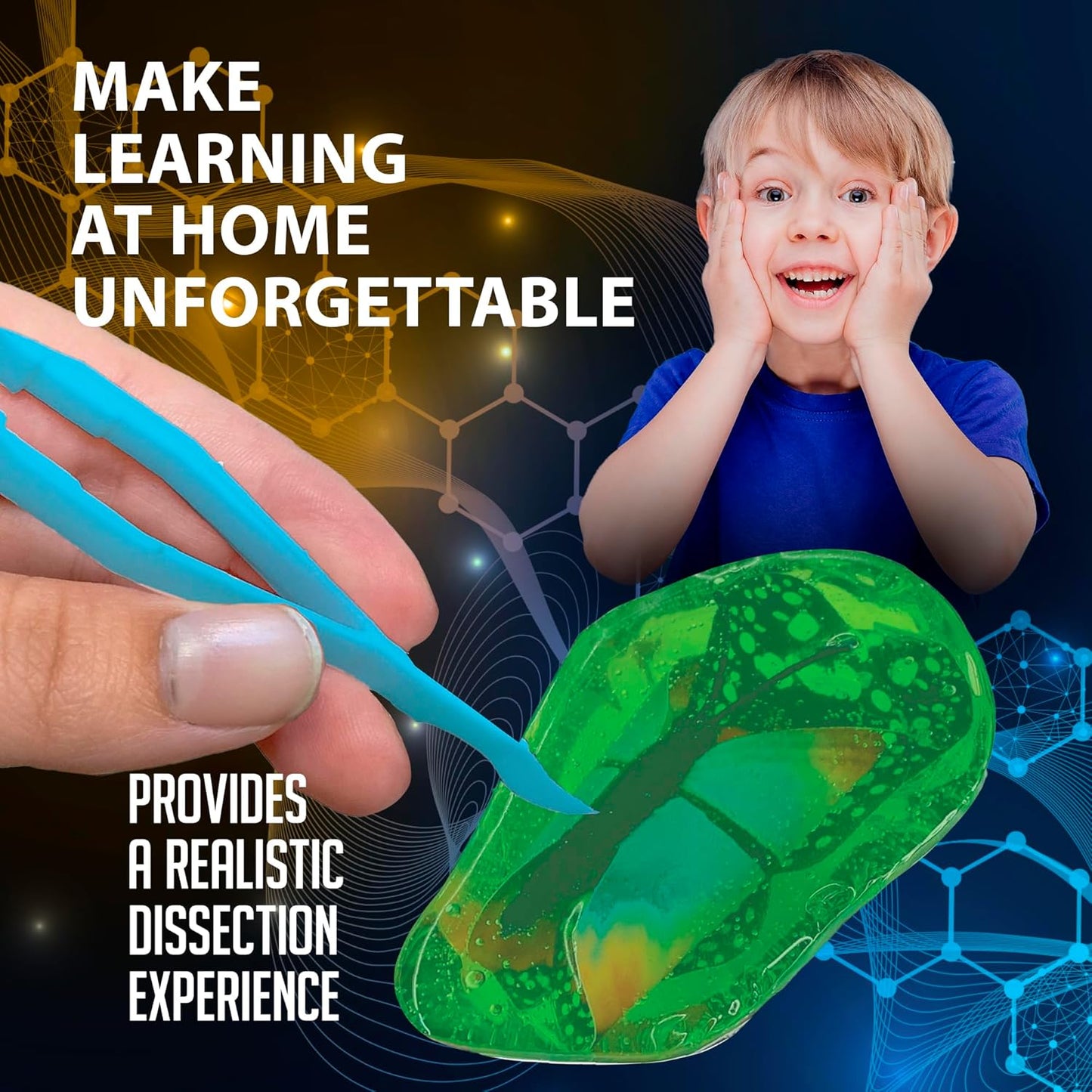 Dissect-It Discover-It Dinosaur Dig Kit, Dissecting Gel Kids Science Kit Project to Learn Anatomy, STEM Toys for Ages 6 and Above