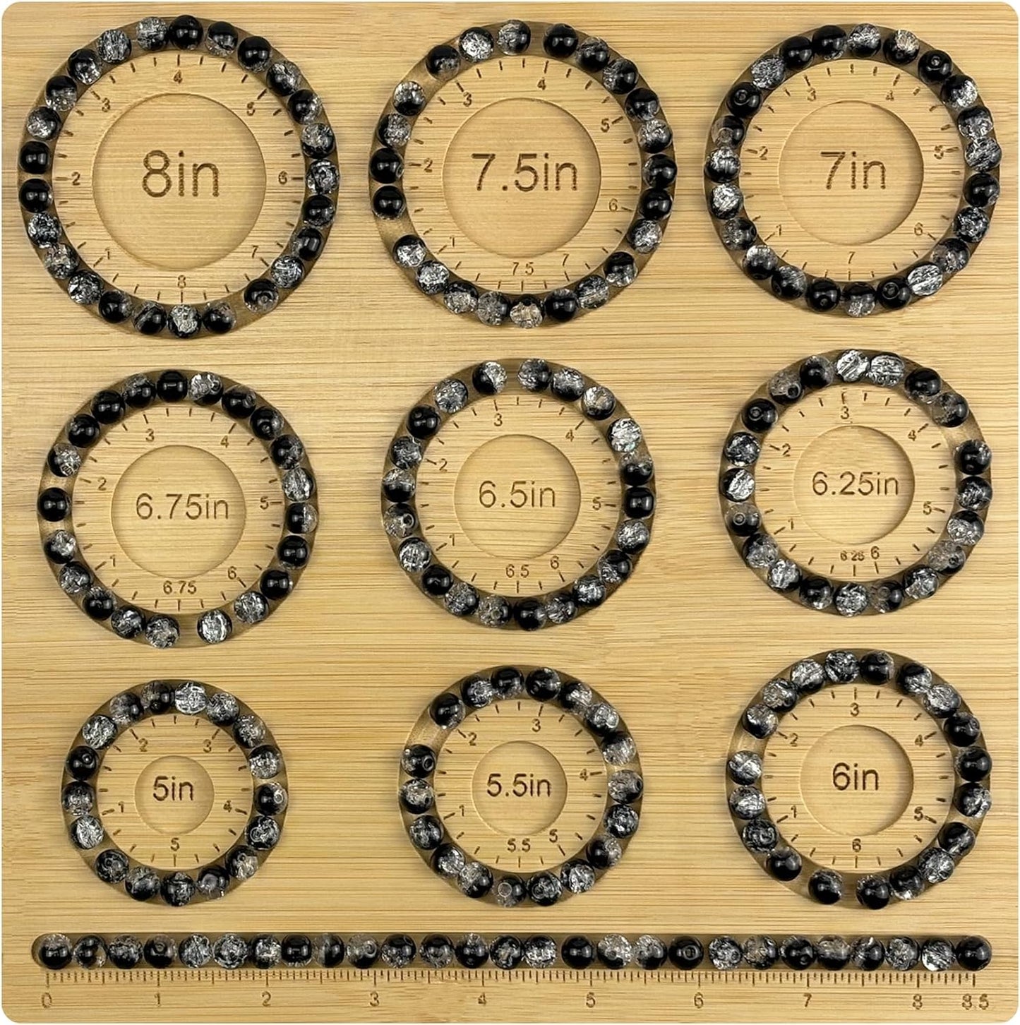 Petoysoso Bead Boards for Jewelry Making, Bamboo Beading Board for Bracelet & Necklace, Jewelry Making Supplies,Bead Tray Supplies