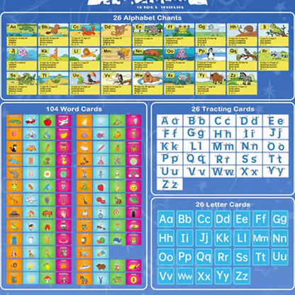 Alphabet Learning Pocket Chart, Classroom Wall Chart 11.42x8.66 Inches, All About Letters Pocket Charts, Hanging Early Educational Letters Pockets Charts (#1)