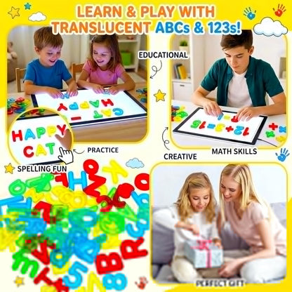 67 Pcs Plastic Practice Set Transparent Letters and Numbers Include Uppercase Letters Lowercase Letters and Numbers Colorful Plastic Letters and Numbers for Kids Counting and Spelling, Ages 3+