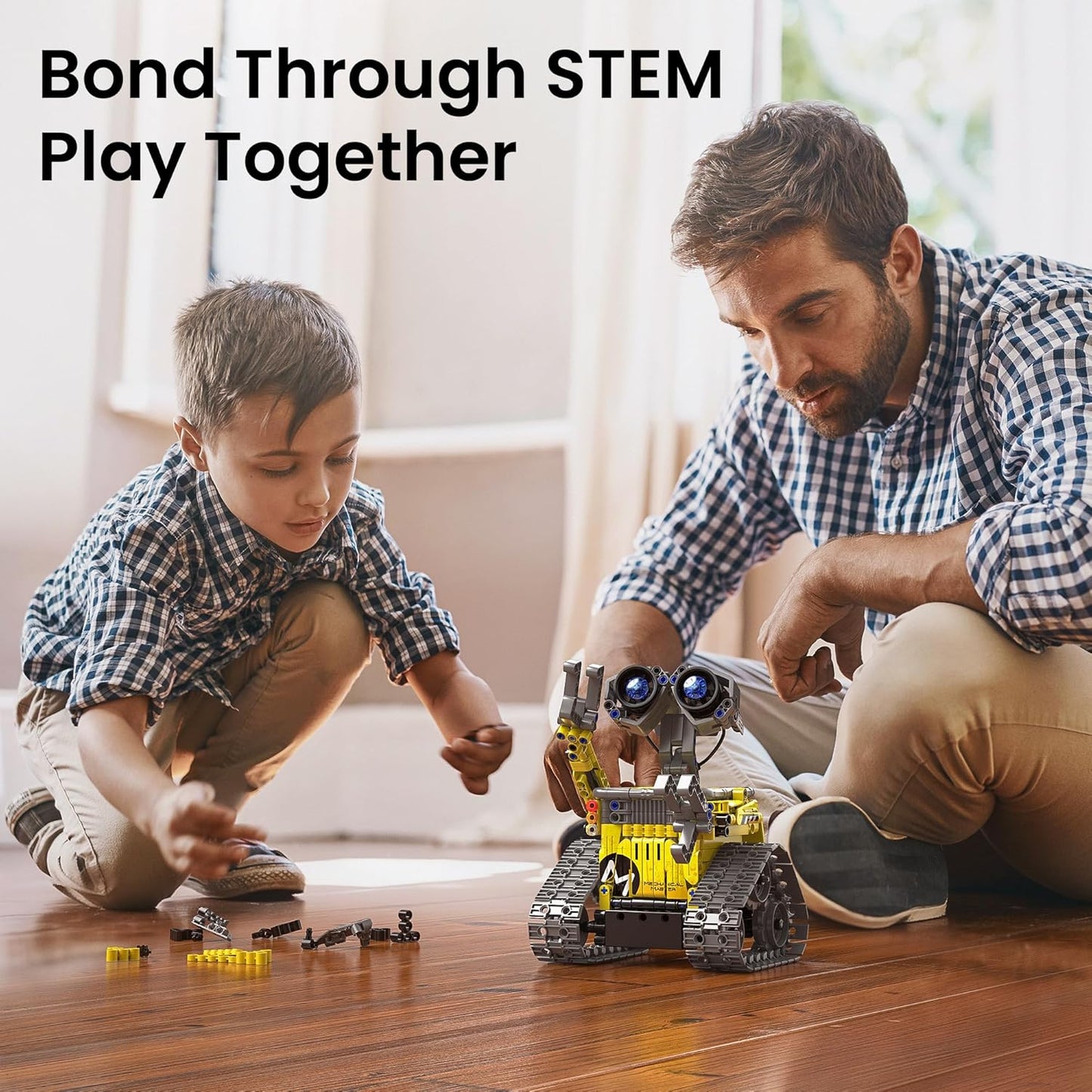 Mibido Robot Building Kit with Remote Control STEM Gifts for Kids Boys Ages 8-14, Technic Coding Robotic Toys for Teen‘s Birthday, Build 5in1 Models with 488 Pieces