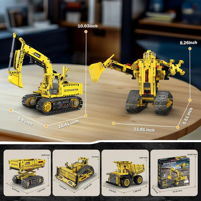 5-in-1 STEM Robot Building Kit with Remote Control & APP, Science Robot Educational Toys for Kids Age 8-16, Birthday Gifts for Boys Girls with 358 Piece
