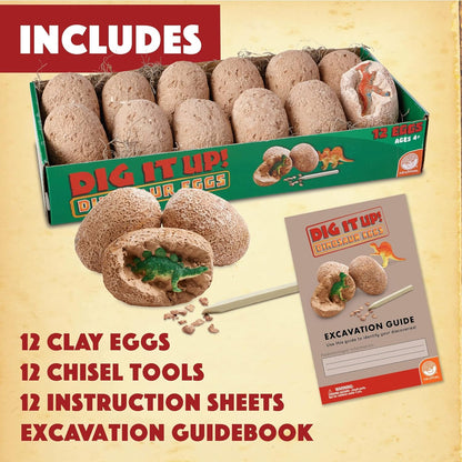 MindWare Dig It Up! Dinosaur eggs excavation kit