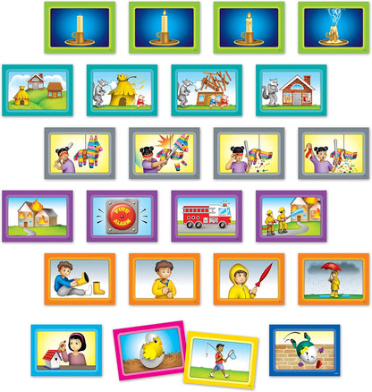 Teacher Created Resources 4-Scene Sequencing Pocket Chart Cards (TCR20848)