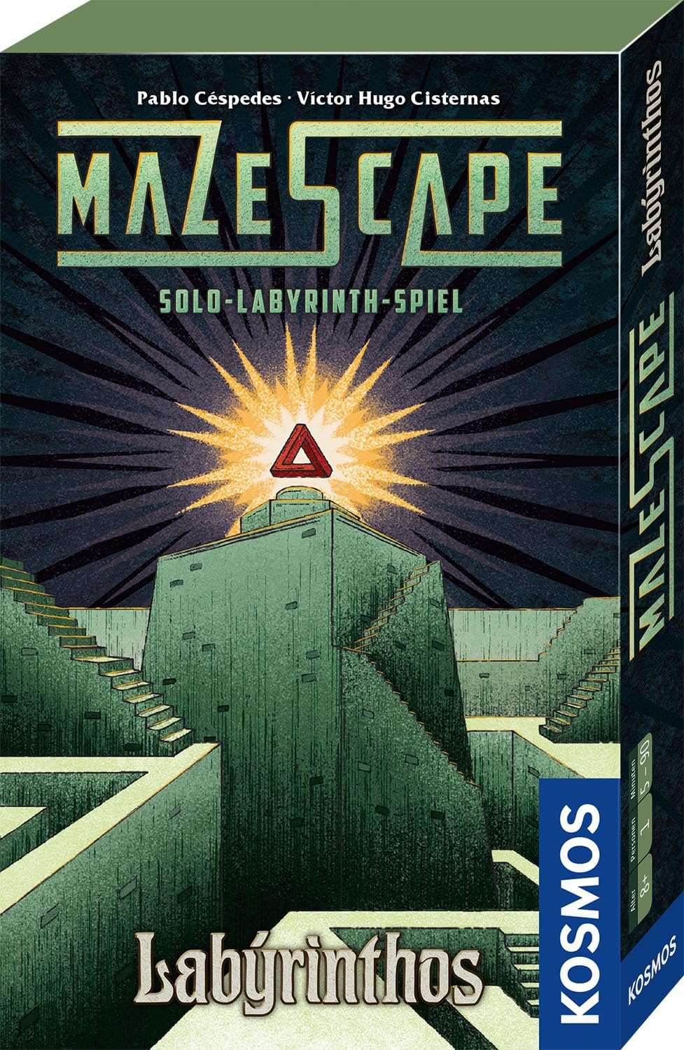 Kosmos 693220 Mazescape Labýrinthos, Solo Maze Game, Puzzle Game, Solo Game, Brain Jogging, Labyrinth Game, Labyrinthos German