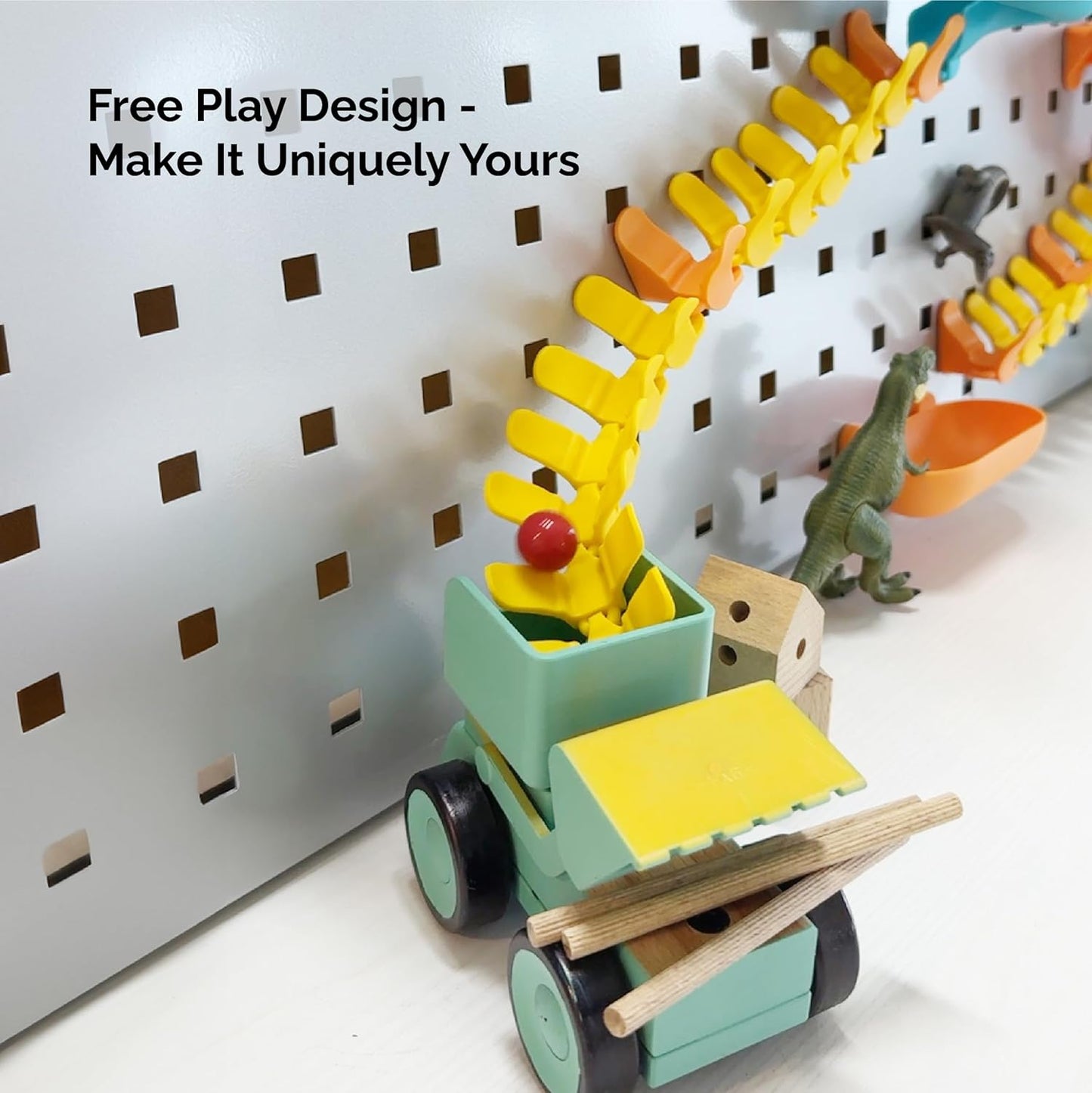 Oribel VertiPlay Magnetic Marble Run | Builder Set STEM Toy | Creative Free Play Construction Kit for Kids | Works on Fridges, Lockers & Metal Surfaces (Ages 5+) Builder Set (75)