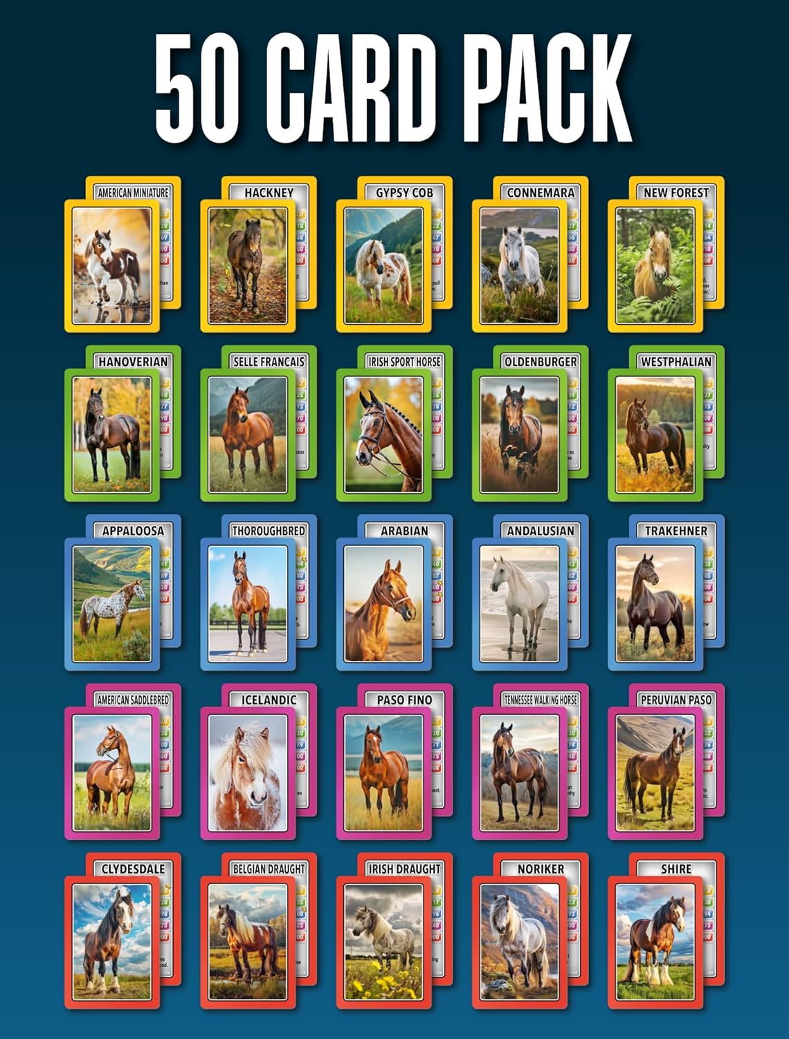 SMART CARDS DINOSAURS Card Game - Matching Pairs, Snap, Trumps, Rummy, Happy Families (7 Games To Play) | Travel Game, Gift, Stocking Stuffer | for Adults, Kids, Boys, Girls | Age 5+, 1-8 Players