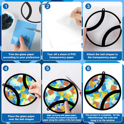 32 Sets Outer Space Suncatchers Craft Kit DIY Window Stained Glass Effect Planet Astronaut Alien Paper Crafts Home School Classroom Decoration Kid Birthday Gift Creative Art Project Activity Game - Colors B
