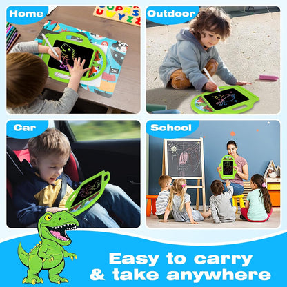 Unicorn 8.5 Inch LCD Writing Tablet for Kids 2-6, Drawing Tablet Doodle Board with Handle, Travel Car Toy for Girls, Educational Sketch Pad Birthday Christmas Gift
