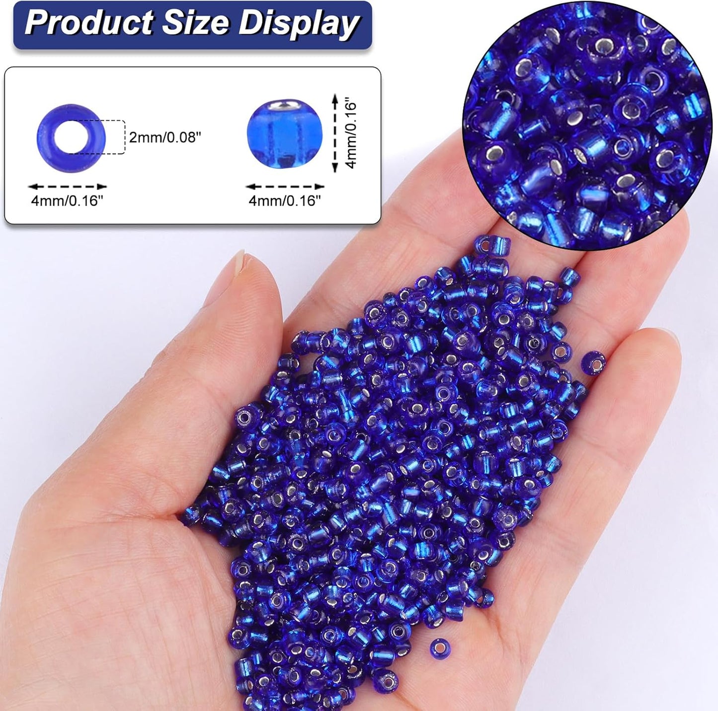10100 Pcs Size 11/0 Glass Seed Beads, 2 mm Dark Green Small Mini Spacer Loose Pony Beads for Jewelry Making and DIY Crafts - Colors A