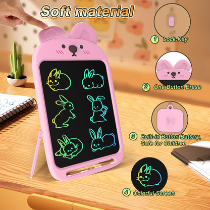 10 Inch LCD Writing Tablet, Erasable Doodle Board Toy, Cute Lion Drawing Pad for Kids Ages 2-6 - Educational Christmas Birthday Gift (Lion)
