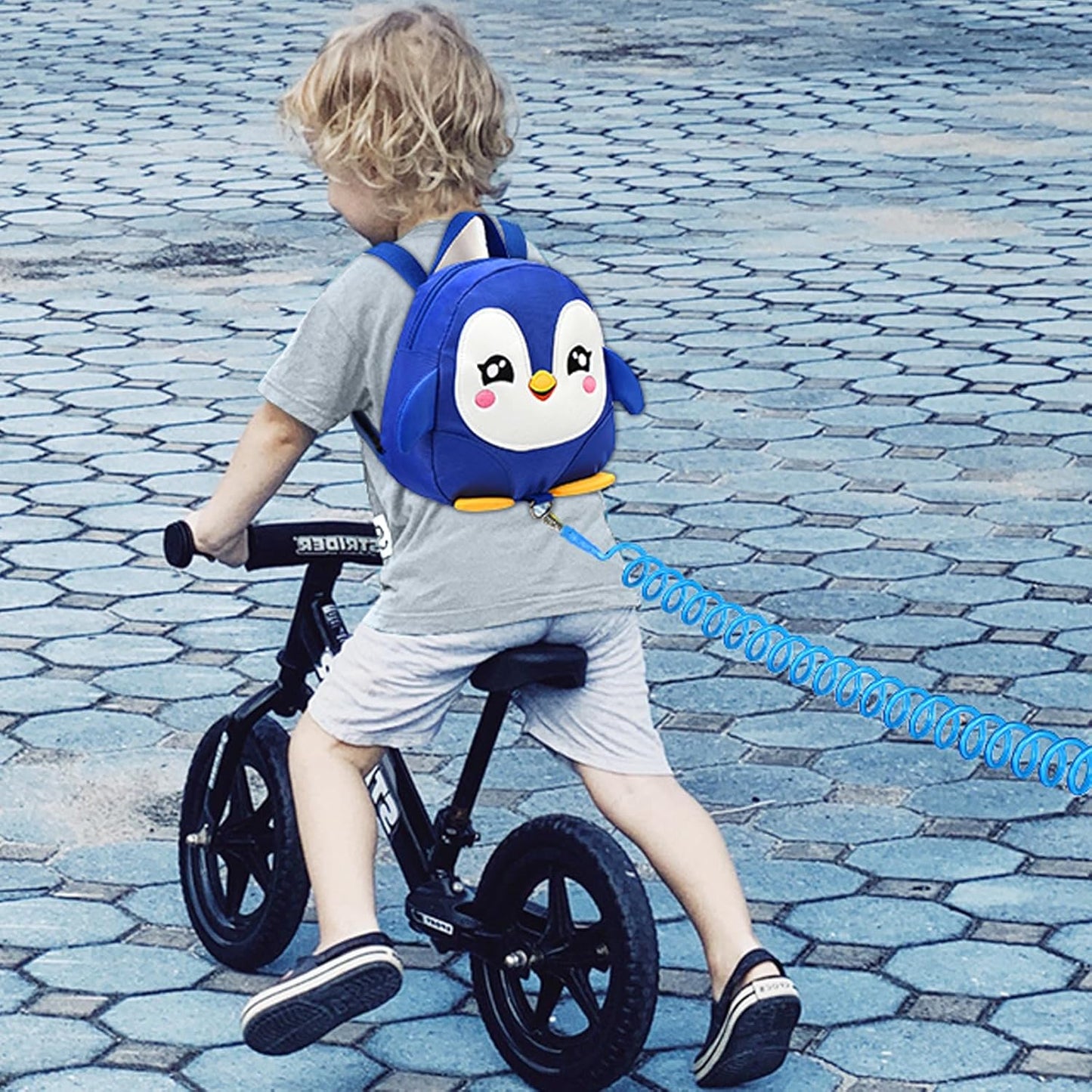 Accmor Toddler Harness Backpack Leash, Cute Dinosaur Backpacks with Anti Lost Wrist Link, Cute Mini Child Backpack Wristband Tether Strap and Protection Leashes for Boys Girls Aged 1-3 Years