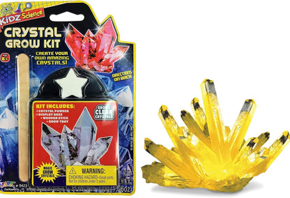 JA-RU Magic Crystal Growing Kit (1 Mineral Toy Set) DIY Science Experiments for Kids & Teens. Fun & Cool STEM Educational Lab Toys. Popular Gift Ideas for Girls & Boys. Gemstone Collection. 5423-1B