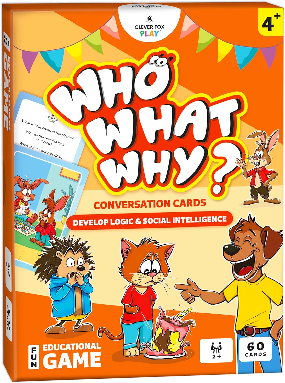 Who What Why Emergency & Safety Conversation Cards for Kids – Social Skills & Critical Thinking Game – Safety Awareness, Decision-Making & Communication Cards, Speech Therapy & SEL Tool, Ages 4+