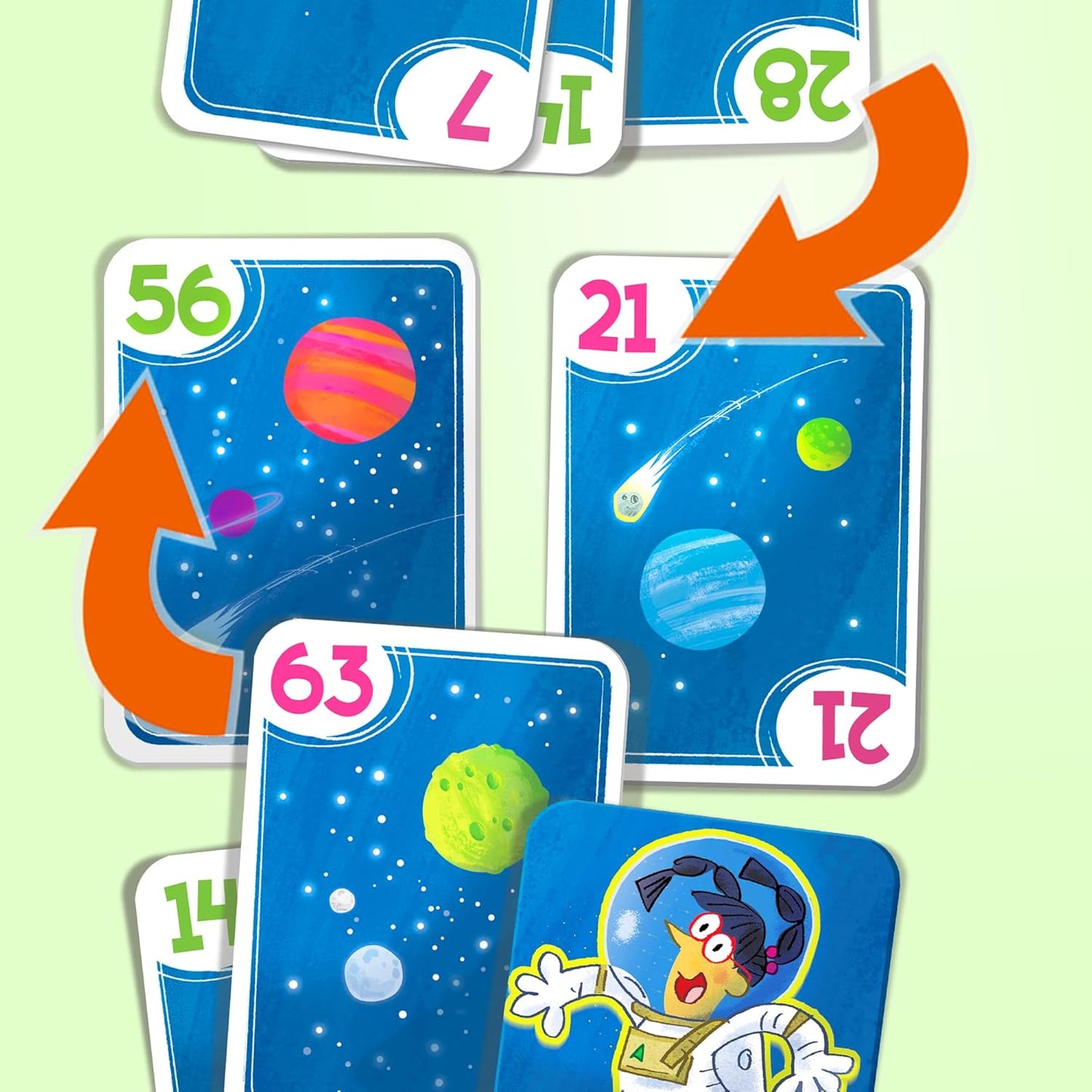 Melon Rind Jump 1, Math Game for Kids Learning Adding and Subtracting by 1, Lively, Card Game, Quick Activity for Boosting Math Confidence, Easy Screenless Fun, Perfect for Kindergarteners, Ages 5+