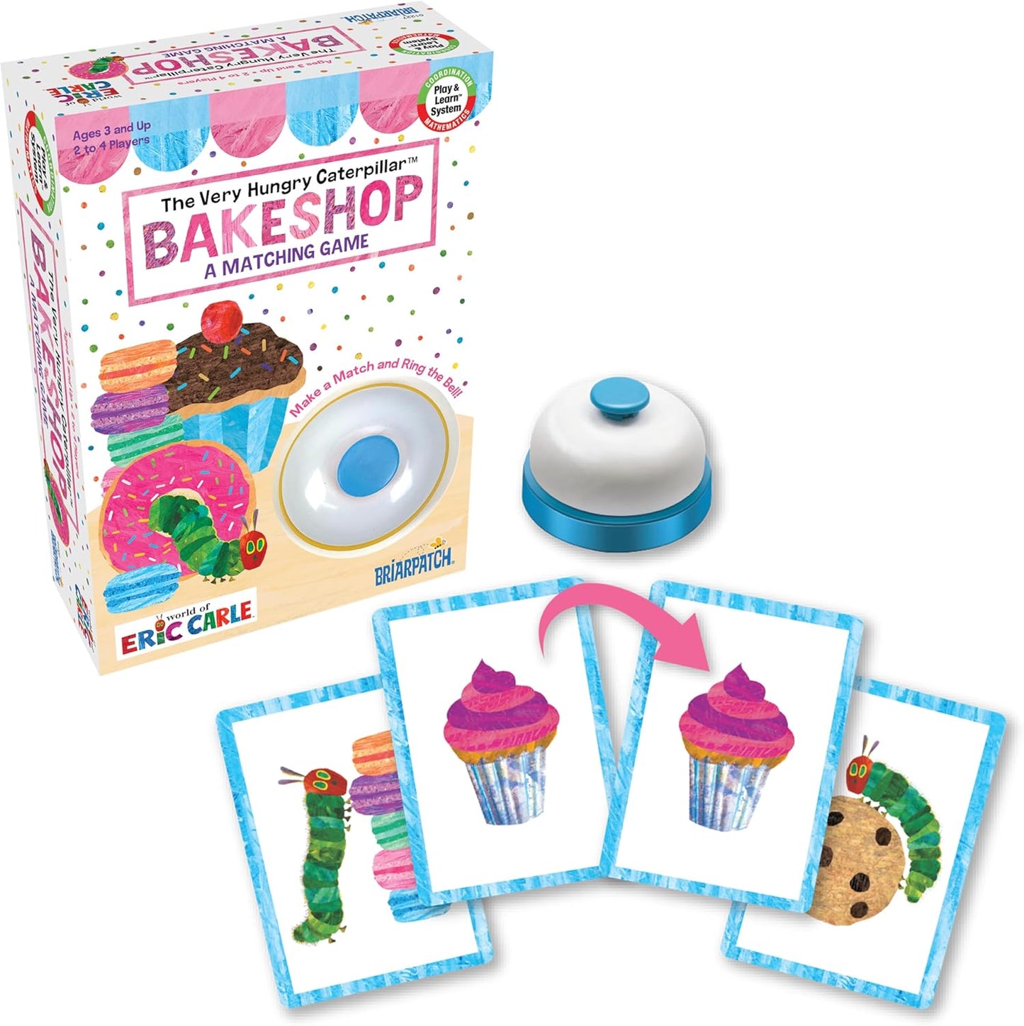Briarpatch, The Very Hungry Caterpillar Bakeshop Matching Game, Based On Board Books By Eric Carle, Preschool Learning for Kids