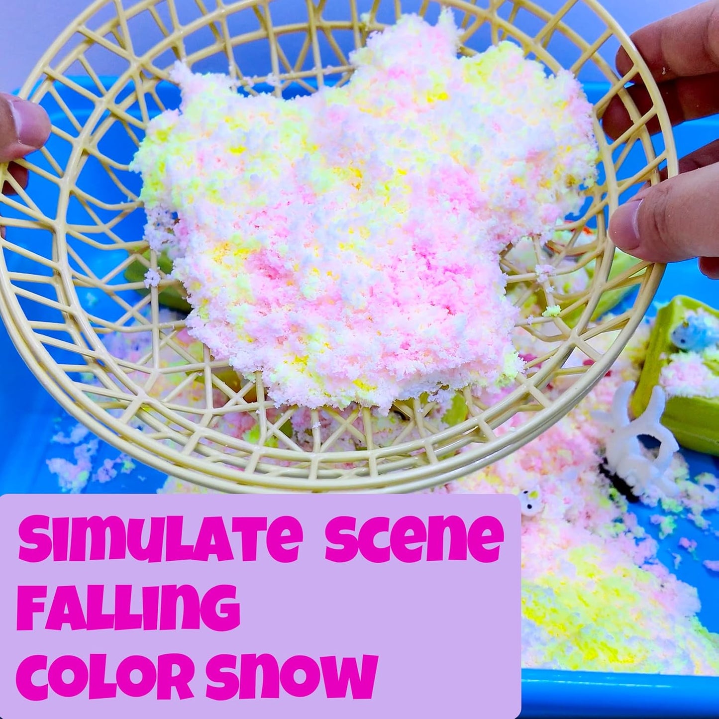 GushySnow® Latex Material Creativity Sensory Bin Filler Toy Ice Cream Cone Cake Cup Sensory bin for Preschool Girl boy Kid Children 6 Years