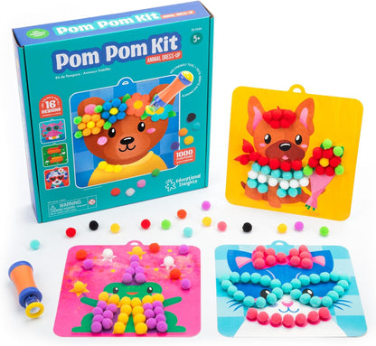 Educational Insights Tufting Kit - Arts and Crafts for Kids Ages 4-8, Poke in Art Kits for Girls & Boys, DIY Kids Craft Kit, Mess Free Art Set with Crafting Supplies, Easy Toddler Crafts