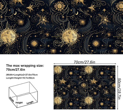 Dtiafu Reversible Building Blocks Wrapping paper Roll for Kids Boys Girls - Boys Birthday Bricks Design Gift Wrap Sheets for Baby Shower Party Craft Supplies(Total 28.5sq.ft)