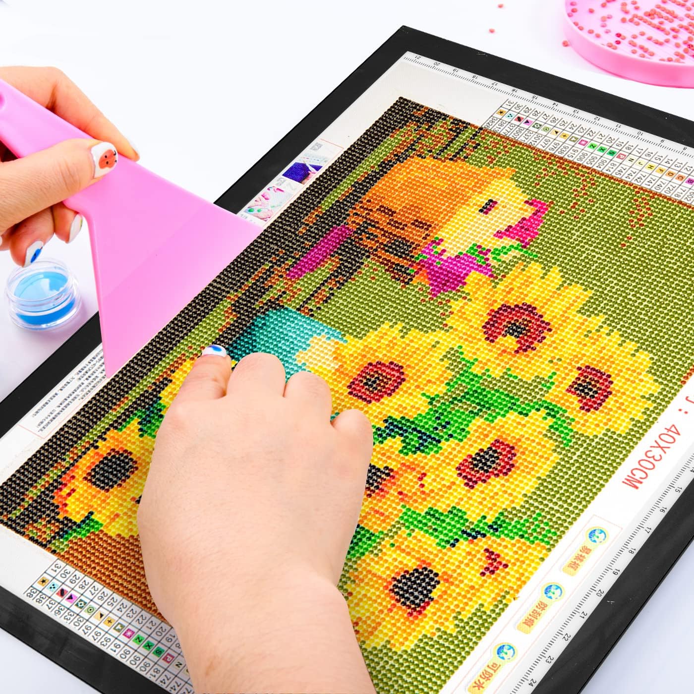 LitEnergy A4 LED Copy Board Light Tracing Box, Adjustable USB Power Artcraft LED Trace Light Pad for Tattoo Transferring, Drawing, Sketching, Animation, Stenciling, Diamond Art Painting Accessories