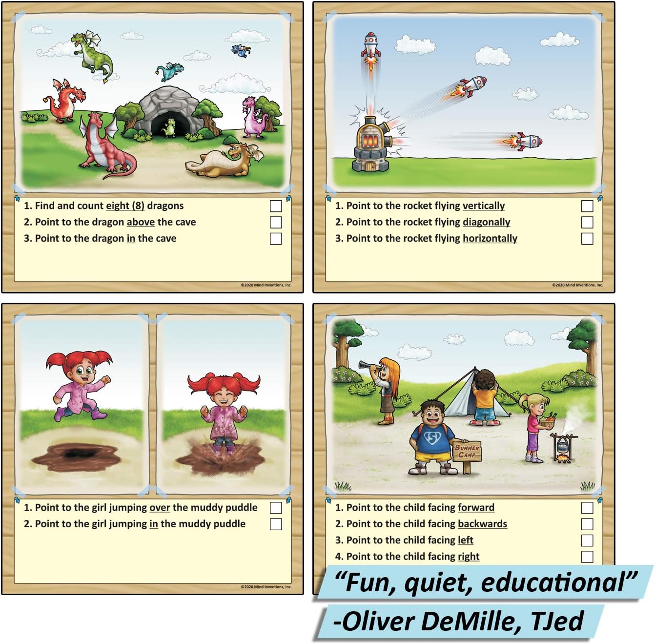 Gifted and Talented Flashcards (Wipe Clean) - Essential Verbal Concepts and Vocabulary; for Pre-K - Kindergarten; 90 flashcards with Over 200 Questions, Stickers, Fun Activities, Games, Pen Included