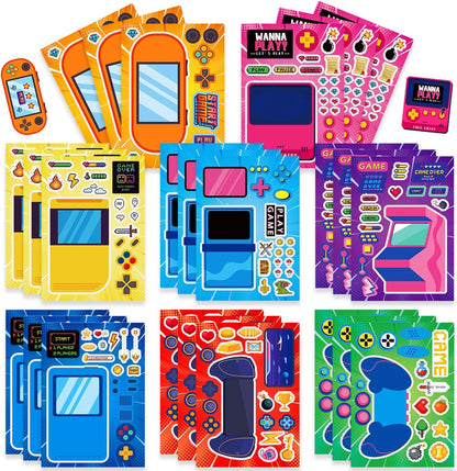 24-Sheet Make Your Own Science Sticker Kit | Microscope, DNA & Scientist Designs - Reusable Educational Decor for Classrooms & Kids Rooms