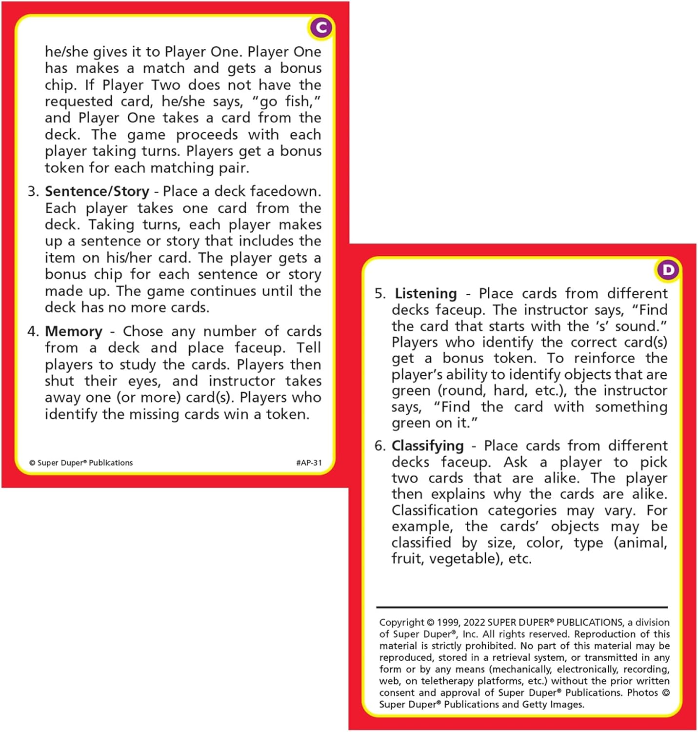 Super Duper Publications | Articulation Photos S Sound Fun Deck Flash Cards | Educational Learning Resource for Children