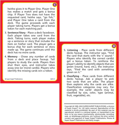 Super Duper Publications | Articulation Photos S Sound Fun Deck Flash Cards | Educational Learning Resource for Children