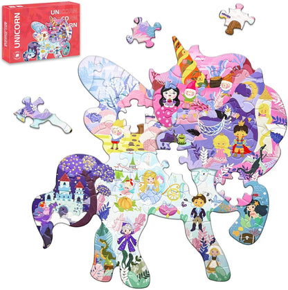 GIVEITALL Irregular Animal Puzzles for Kids Ages 4-6 6-8 8-10 10-12 Year Old,Panda Puzzle 180 Pieces Enlightening Floor Puzzle Game Creative Gifts for Boys Girls (Panda)