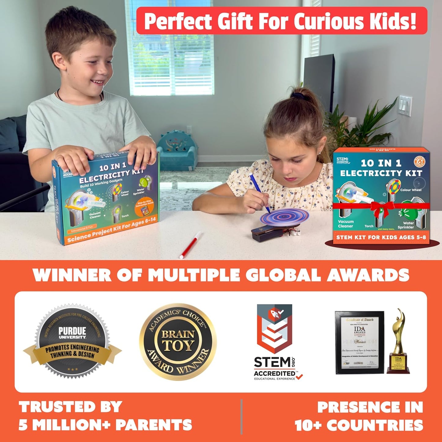 Butterfly EduFields 30in1 STEM Kits for Kids Age 8-10-12 | STEM Toys for Ages 8-13 | Electricity & Magnetism | Science Project Kit for Boys & Girls Aged 8-10-12-14 | Best Educational Birthday Gift