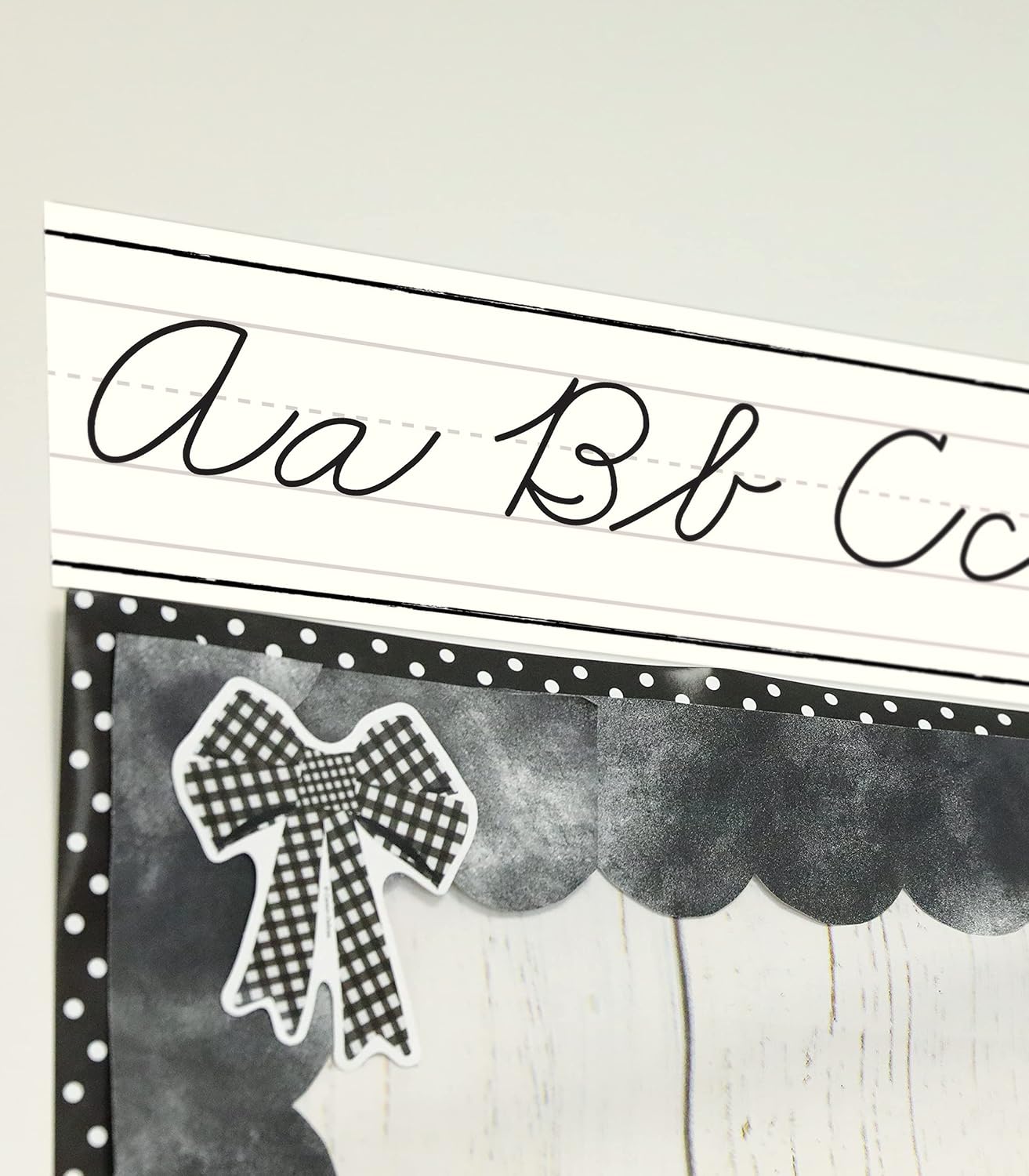 Carson Dellosa Education 26 pc Set of ABC Bulletin Board Decorations aids early learning with bright alphabet visuals and sight word images that help toddlers build strong foundational sound skills.