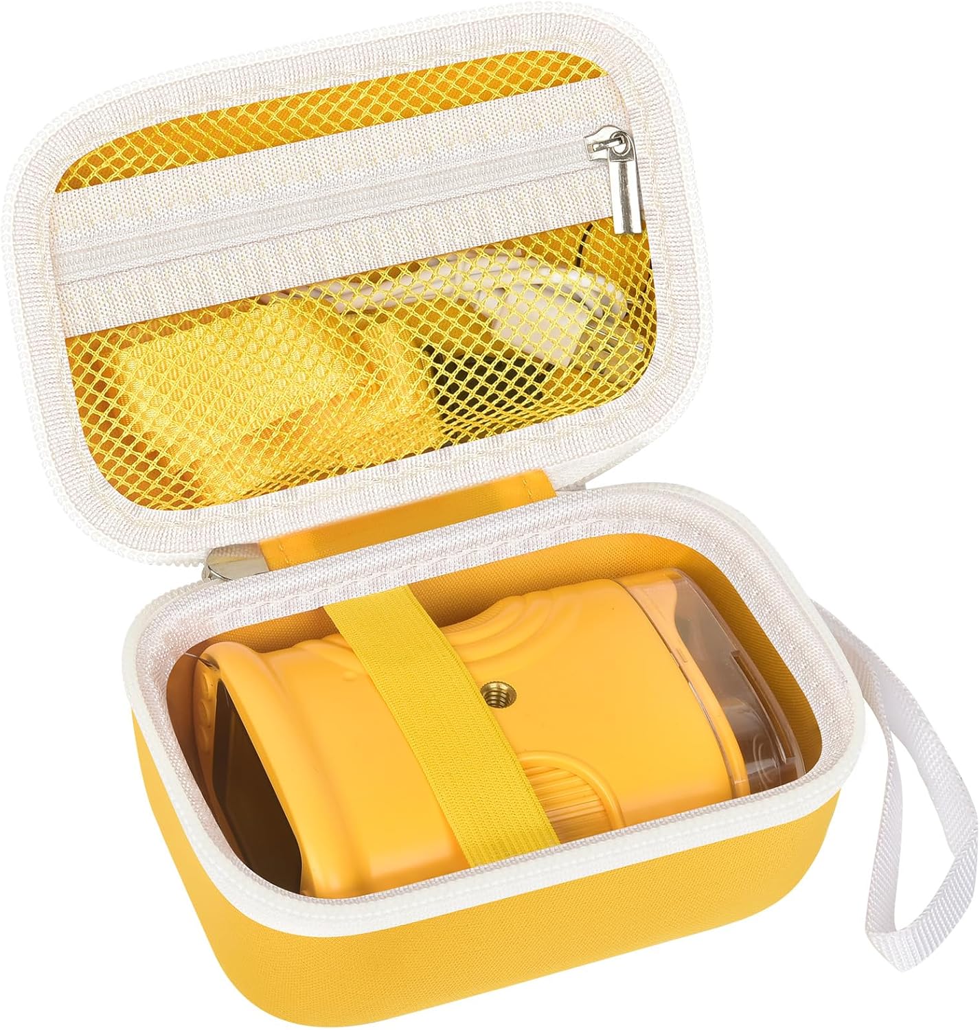 ANKHOH Portable Carrying Case for Edubini 1000x Handheld Digital Microscope Fits for BMDSAE Kids Pocket Miniscope and Accessories for School Home Science Learning (Box Only)
