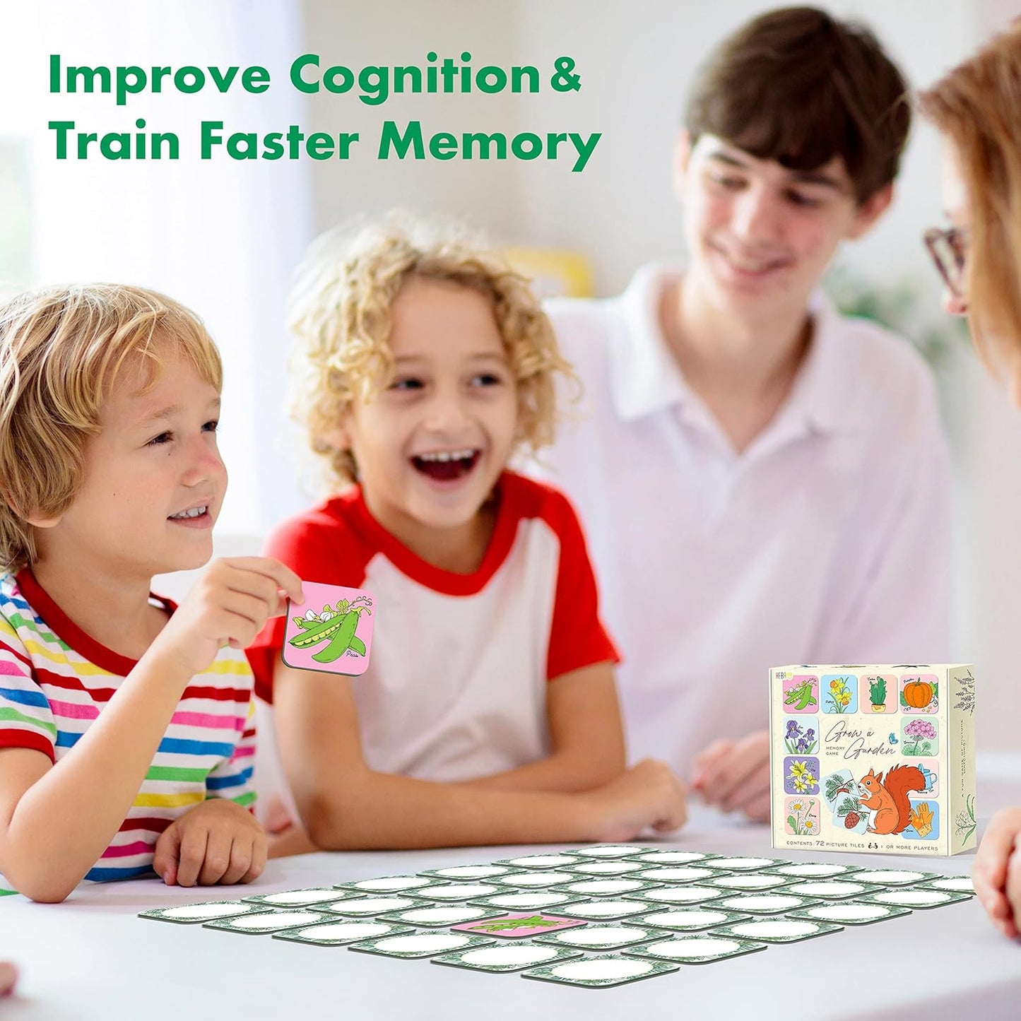 Memory Matching Game, 72 PCS Sight Words Matching Cards for Kids, 36 Pairs Memory Cards, Educational Toy for Children to Learn Sight Words 5+ Years Old