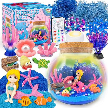 Dinosaur Activities Toys-Dinosaur Terrarium Craft Kits for Boys-Birthday Gifts for Kids Age 4 5 6 7 8 Years Old