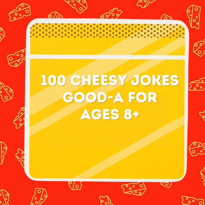 Ridley’s 100 Single Cheesy Joke Cards – Includes 100 Jokes for Kids and Adults, Funny Jokes for Family-Friendly Fun – Makes a Great Gift Idea