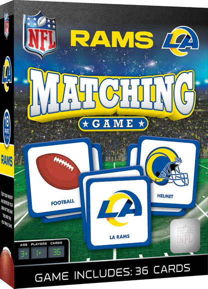 MasterPieces Sports Games - NFL Matching Game - Game for Kids and Family - Laugh and Learn