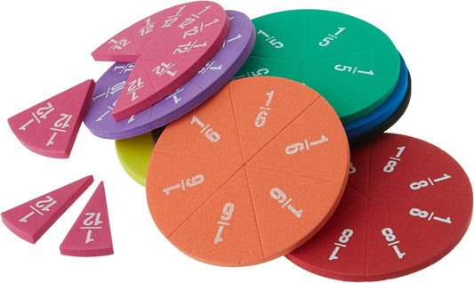 Teacher Created Resources Foam Fraction Circles (20611)