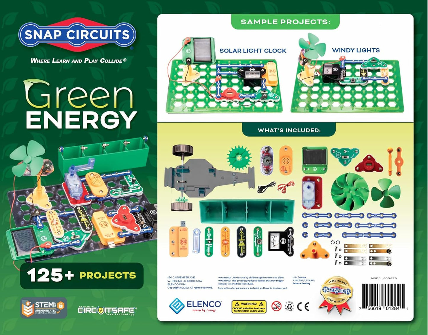 Snap Circuits “Arcade”, Electronics Exploration Kit, Stem Activities for Ages 8+, Full Color Project Manual (SCA-200)