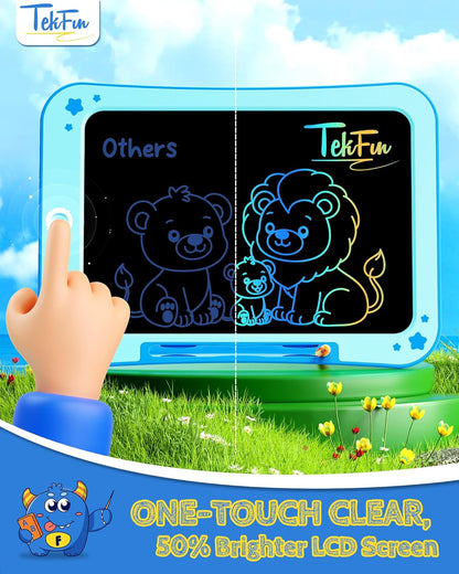 Birthday Gifts for Kids, 10inch LCD Writing Tablet Doodle Board, Mess Free Coloring Drawing Pad,Toddler Travel Toys, 3 4 5 6 7 8 Year Old Girl Birthday Gift, Christmas Easter Toys