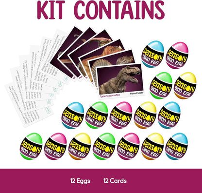 Gamerside Dino Eggs Dig Kit, 12 Glow in The Dark Dinosaur Eggs Dig Kit Excavation Set, Dinosaur Toys for Kids 6-8 8-12, Educational STEM Archaeology Science Kits - Easter Gift for Boys Girls