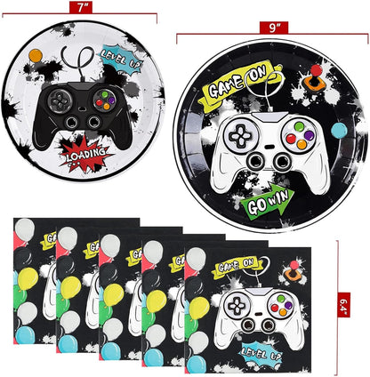 WERNNSAI Science Party Decorations - 48 Pcs Science Plates and Napkins Mad Scientist Birthday Decoration Chemistry Party Plates Set Little Scientist Labratory Favors Serves 16 Guests