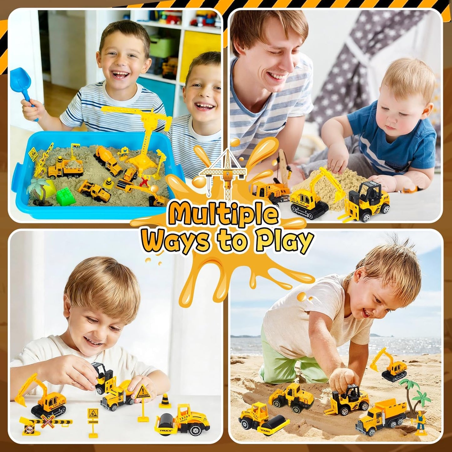 Play Sand Kit for Girls, Ice Cream Sensory Bin Sandbox, Creative Bake Shop with 2.2lbs Magic Sand, Ice Cream & Cake Models, Cleaning Tools, Pretend Beach Cake Stand Toys Gift for Toddler Ages 3-8