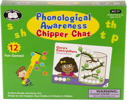 Super Duper Publications | Phonological Awareness Chipper Chat® Magnetic Game | Educational Learning Resource for Children