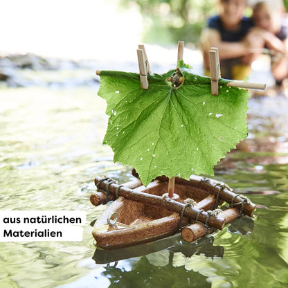 HABA DIY Cork Boat for Kids - Outdoor Toys for Kids 8 and up, STEM Craft Kit and Building Toys